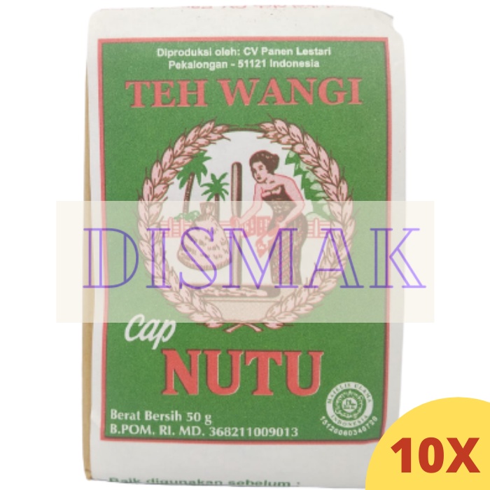 Teh Nutu Pekalongan 10 x 50 gram