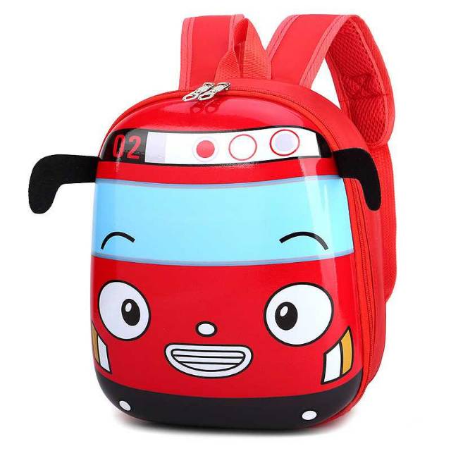 KR Tas Ransel Anak Laki-laki Sekolah Anak Backpack Model Bus Tayo