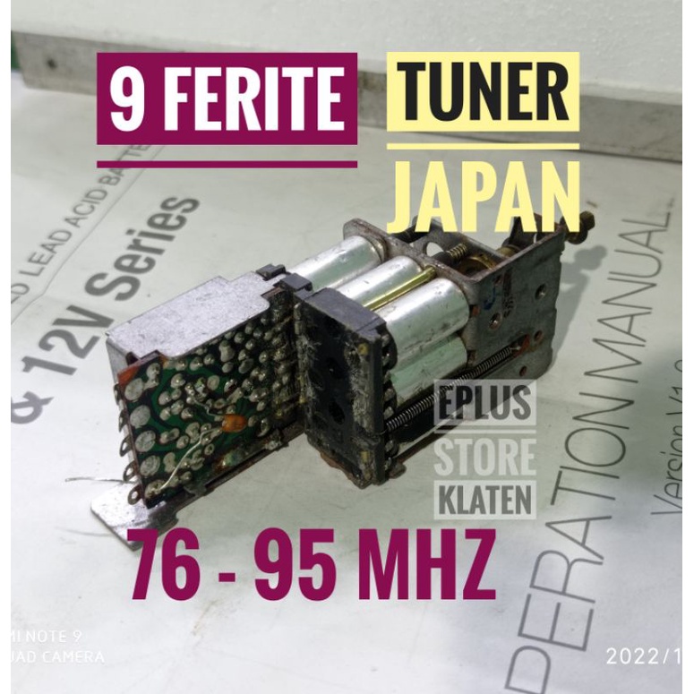 TUNER RADIO FM JAPAN 9 FERIT frek radio 76-95 Mhz NEW