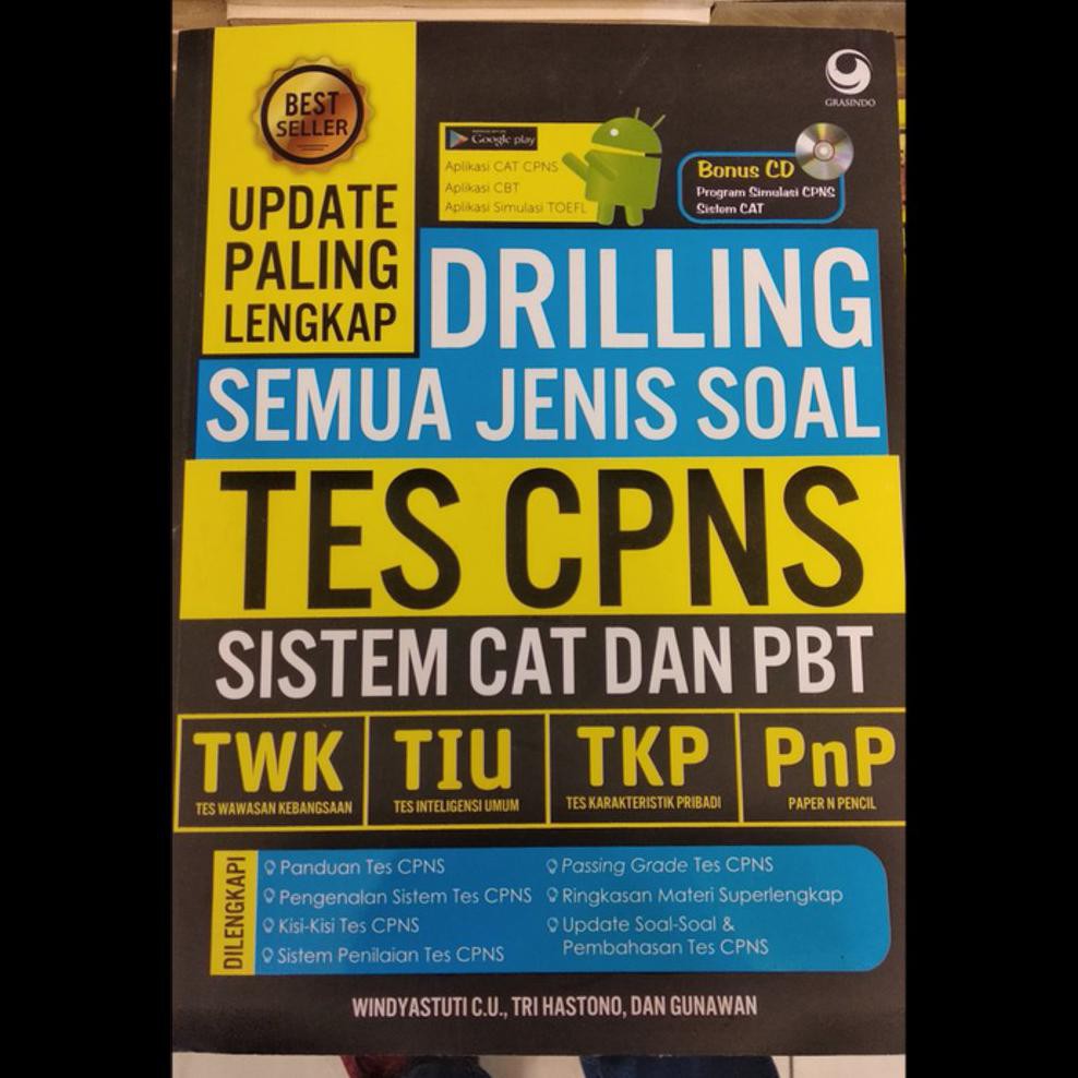 Paling Murah Buku Cpns Buku Tes Cpns Buku Cpns 2018 Buku Tes Cpns 2018 Buku Cpns Cat 2018 Drilling