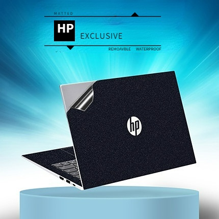 Stiker Laptop HP Matte silver Hitam Samping Kulit14 ''15.6'' 13 ''Inch Case HP Pavilion x360 13-u ProBook 445R G6 445 G6 ProBook 440 G6 440 G9 film Pelindung