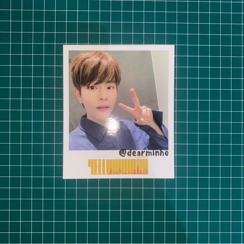 Stray Kids Seungmin Yellow Wood Taiwan Polaroid