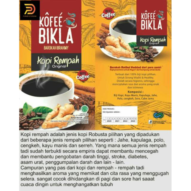 

KOFEE BIKLA REMPAH/JANTAN barokah ibrahimiy kopi NUSANTARA