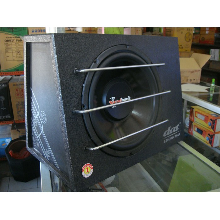 BASS TUBE SUBWOOFER AKTIF DAT SOUNDBANK 12 INCH 12.000W BASS BESAR MANTAB