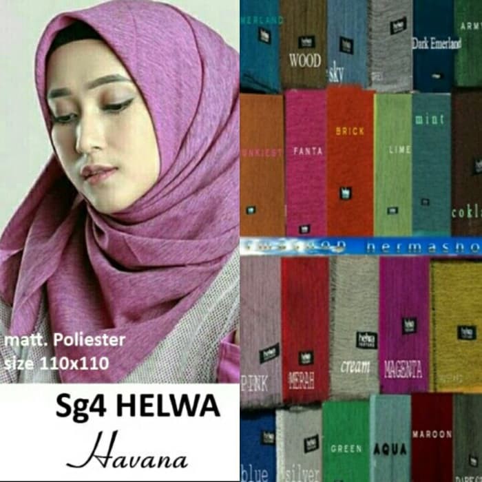 Segiempat Havana Helwa / Havana Helwa Square / Kerudung / Jilbab Helwa