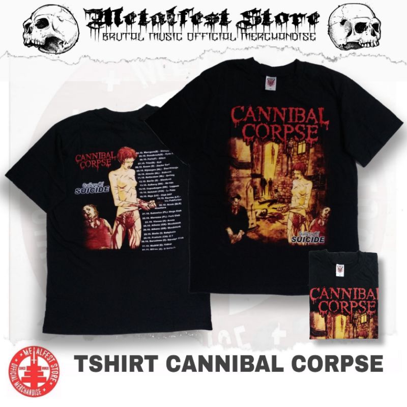 Kaos Metal CANNIBAL CORPSE / Kaos Cannibal Corpse / Tshirt metal Cannibal Corpse