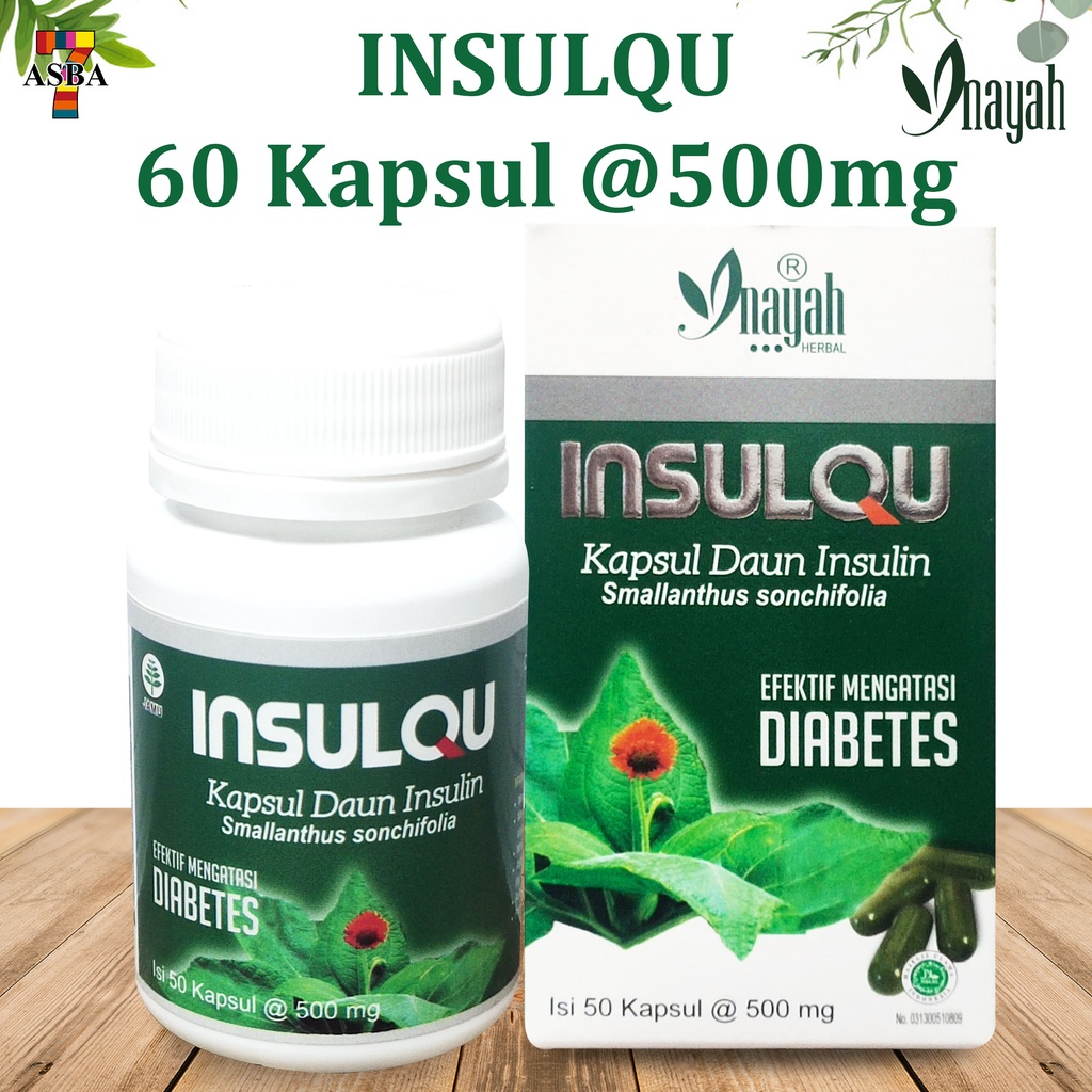 

Nayah Insulqu Kapsul Daun Insulin 50Kpsl