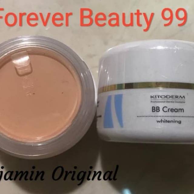 Kitoderm BB cream whitening - Pemutih krim alas bedak
