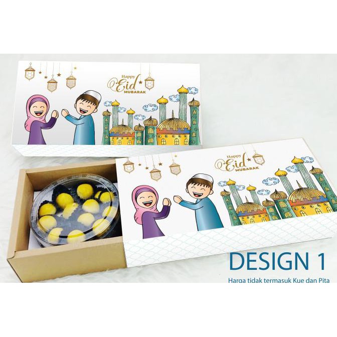

Dus / Kotak / Kue Toples Lebaran Idul Fitri (Gambar Lebaran )