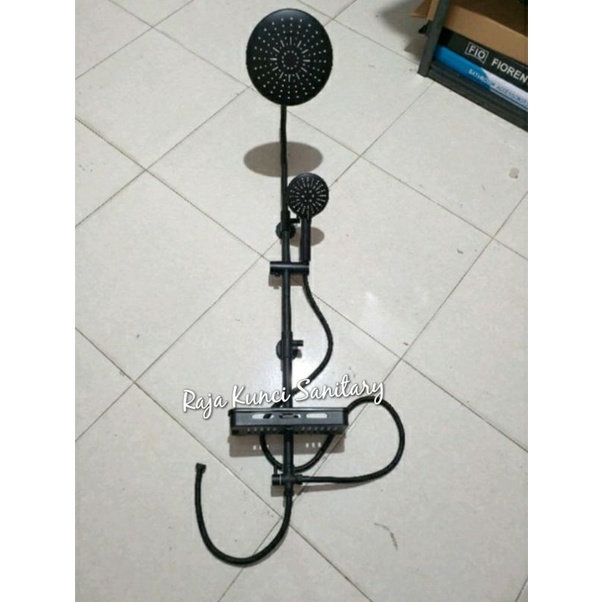 Shower Tiang Black/Hitam/Dingin/Shower Set/Shower Column