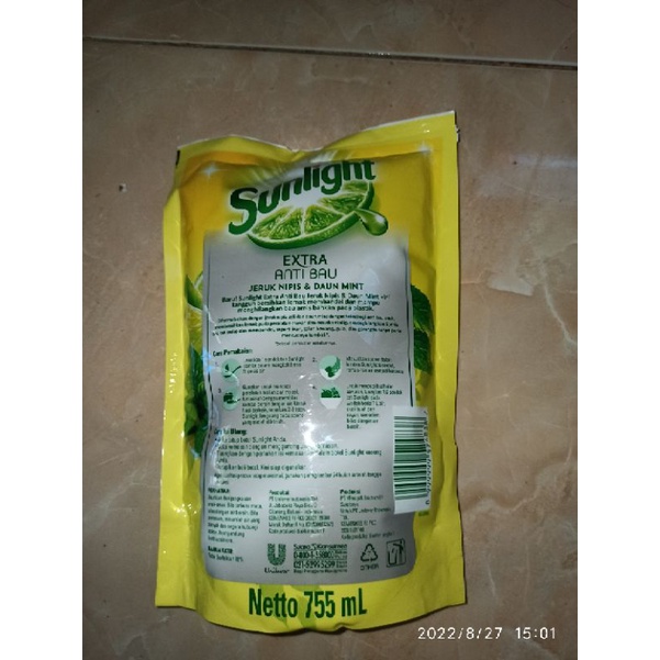 Sunlight Extra lembut 650ml