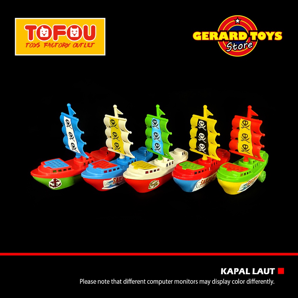 Mainan Perahu Kapal Bajak Laut Pirates Boat Mini MURAH BAGUS