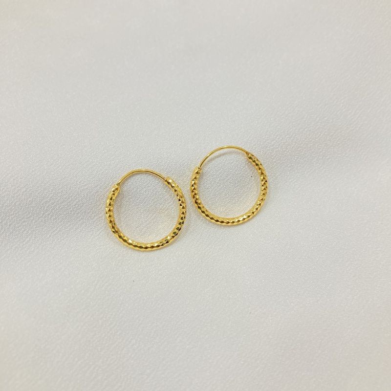 BEST SELLER-Anting Gispsy Wanita Emas 24k Anti Karat Anting Xufing