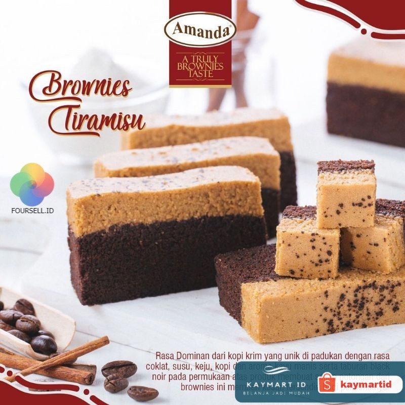 

Amanda Brownies - TIRAMISU Brownies Amanda Oleh Oleh Bandung