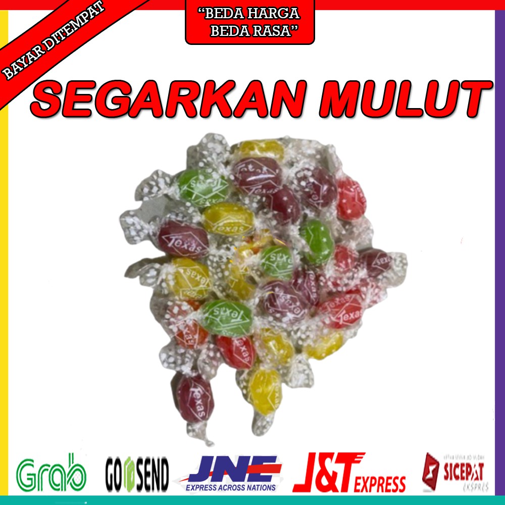 

PERMEN TEXAS BUAH 1KG SPESIAL MAKANAN RINGAN CEMILAN SANTAI SNACK MURAH JAJANAN MAKANAN SEGAR ENAK