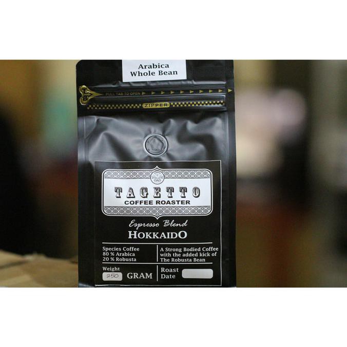 

Espresso Hokkaido 500Gr Tagetto Coffee Blend 80% Arabica - 20% Robusta - Biji Kopi New