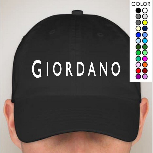 GENOS TOPI BASEBALL CAPS 58T GIORDANO | CUSTOM | SABLON | TOPI DISTRO