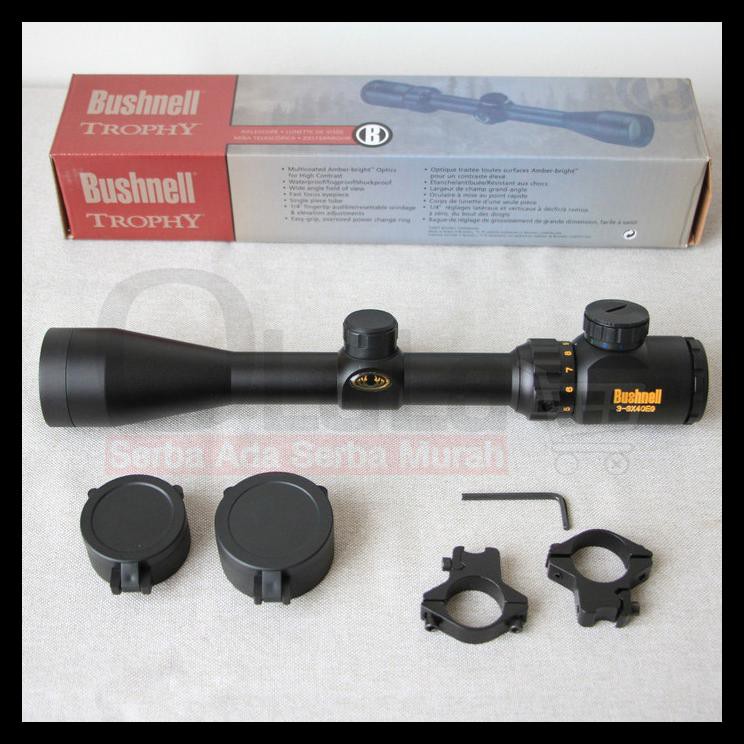 TERMURAH Teleskop tele Bushnell Trophy Merah 3 - 9 x 40 E-FF