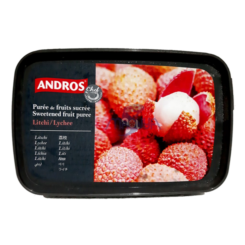 

Andros Frozen Lychee Pure 1Kg - K0055