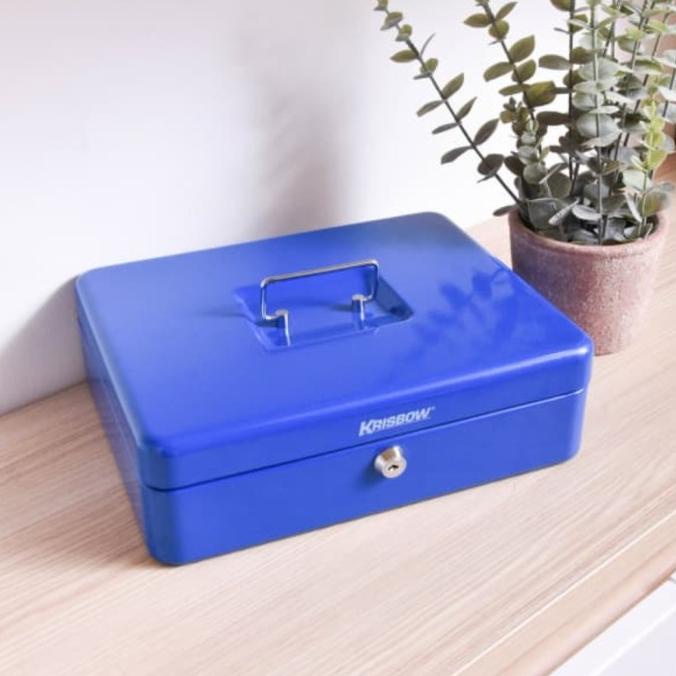 

Office & Stationery | Document Organizer | Cash Box 30 Cm - Biru | Best Seller