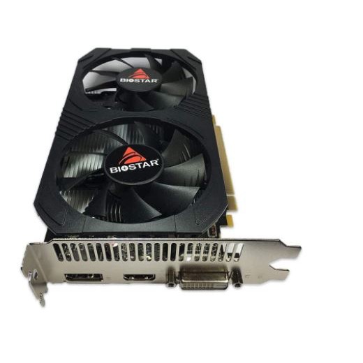 Vga card biostar amd radeon rx560 rx-560 4gb 128bit ddr5 PCIe x16 dual fan dvi dp hdmi va5615rf41-sbhra