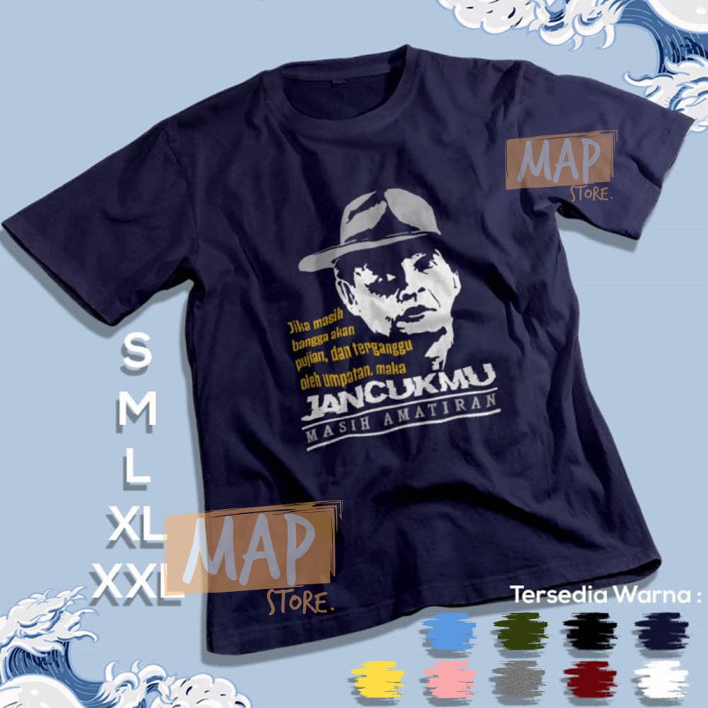 Kaos Santri Jancukers JANCUKMU AMATIRAN - Baju Distro Maiyah Punokawan Reborn Sujiwo Tejo | 4747