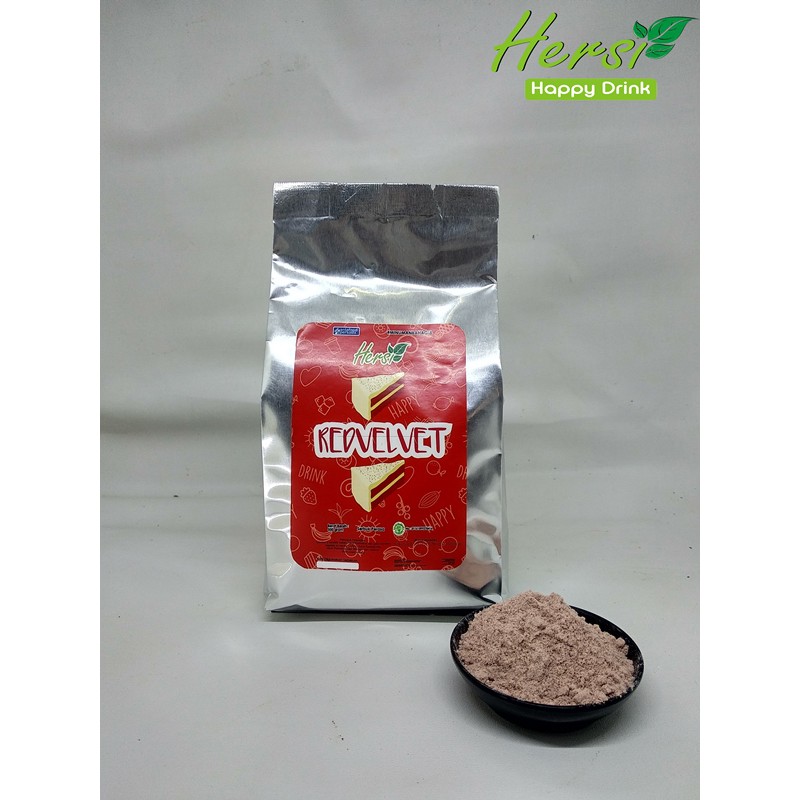 

HERSI BUBUK MINUMAN / POWDER RASA REDVELVET 500gr