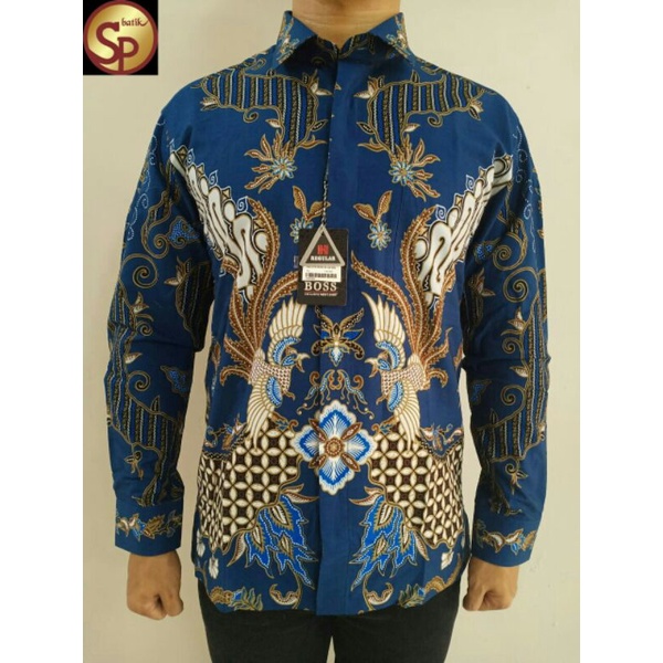 KEMEJA BATIK BOSS PRIA LENGAN PANJANG