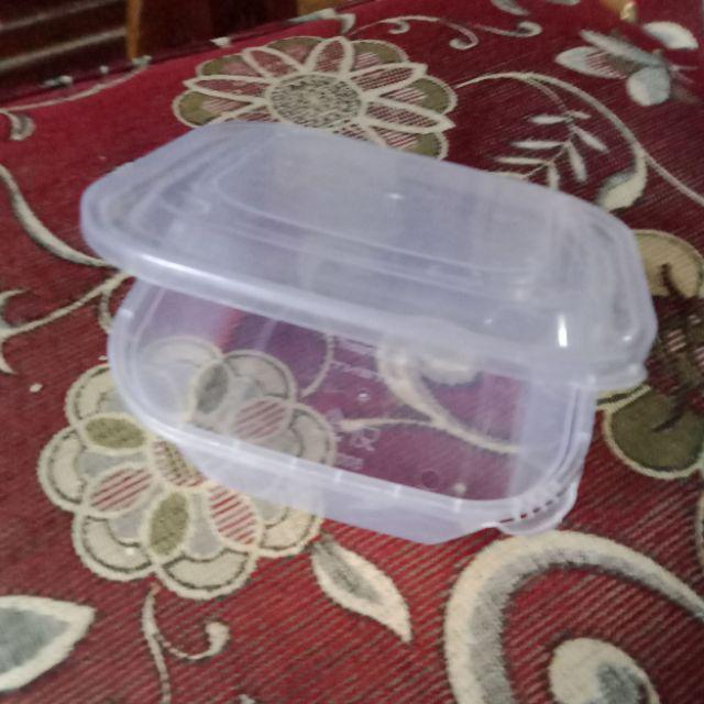 Waka Thinwall Op1413 / Kotak Makan Transparan Tutup Tersambung [500 Ml]