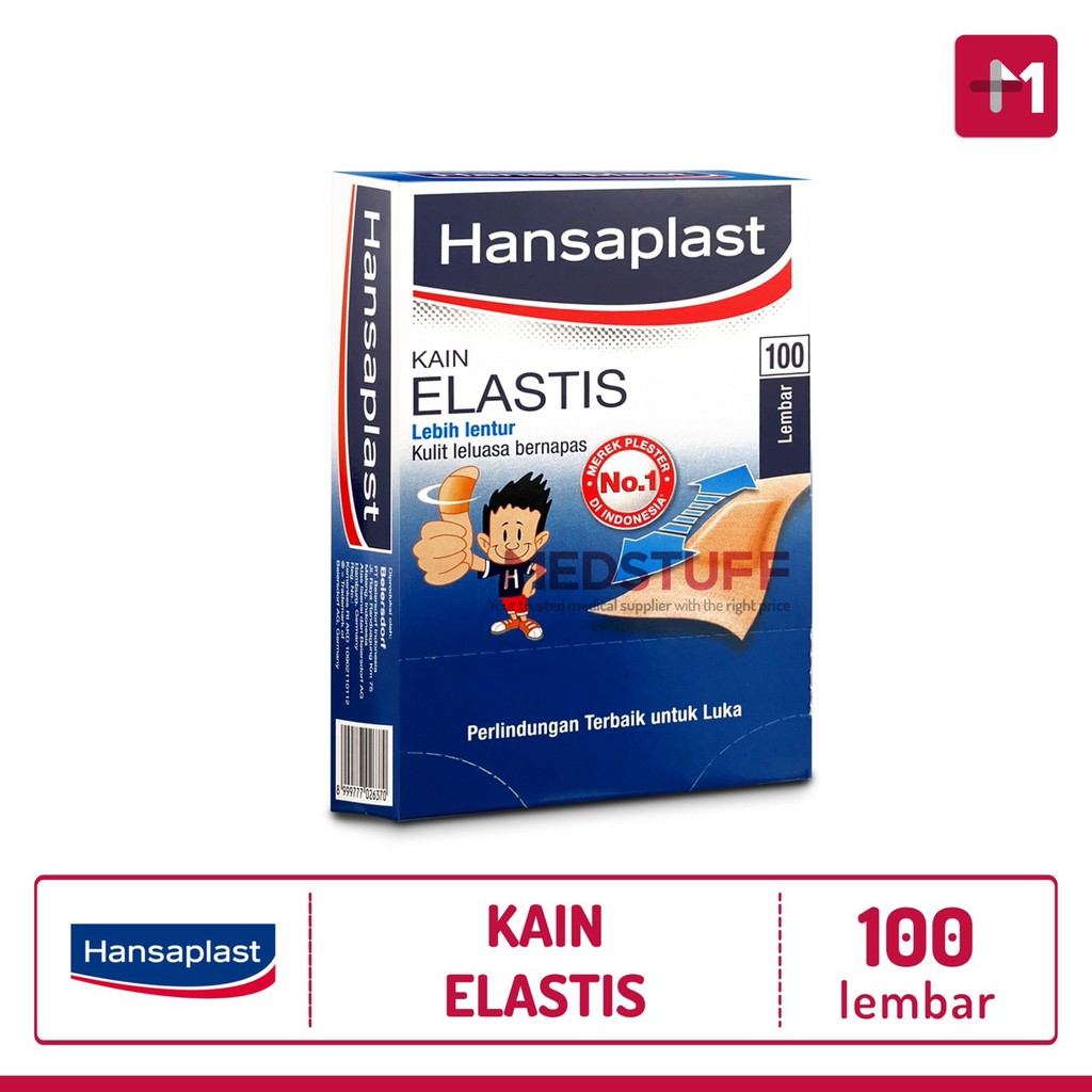 Hansaplast Kain Ela   stis Plester Luka isi 100pcs | Shopee Indonesia