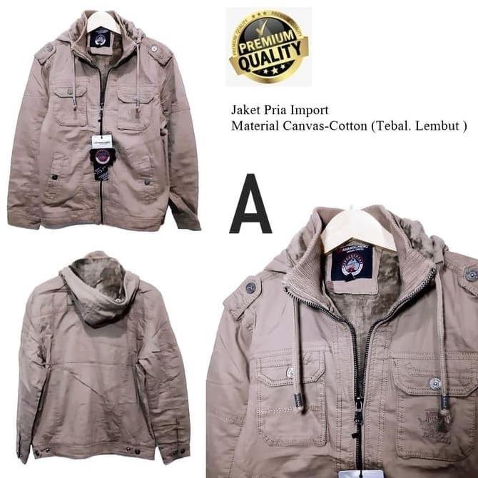 JAKET PRIA IMPORT KANVAS JAKET CANVAS JAKET MOTOR 567