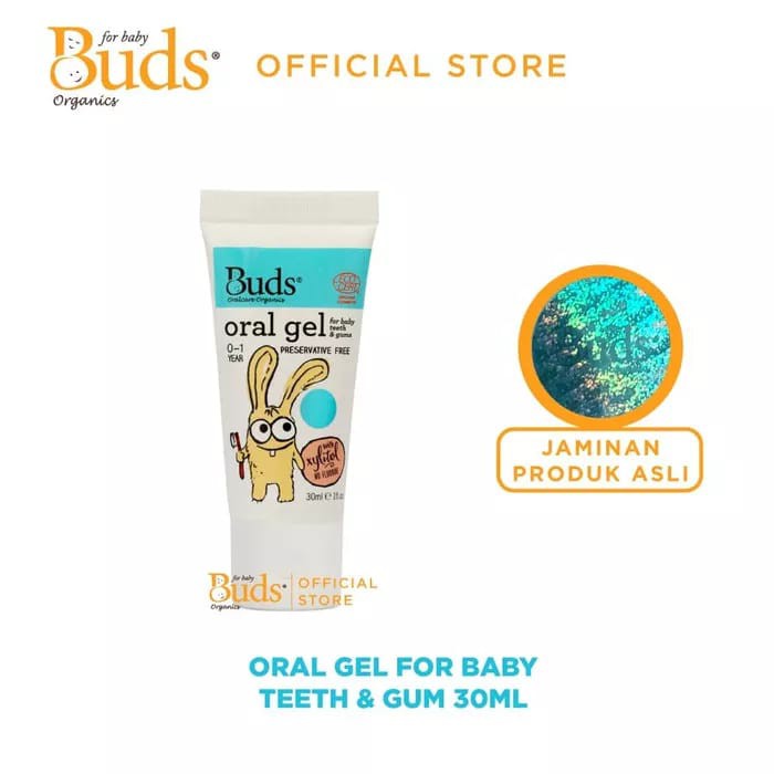 Buds Organic Oral Gel for Baby Teeth and Gums 30ml