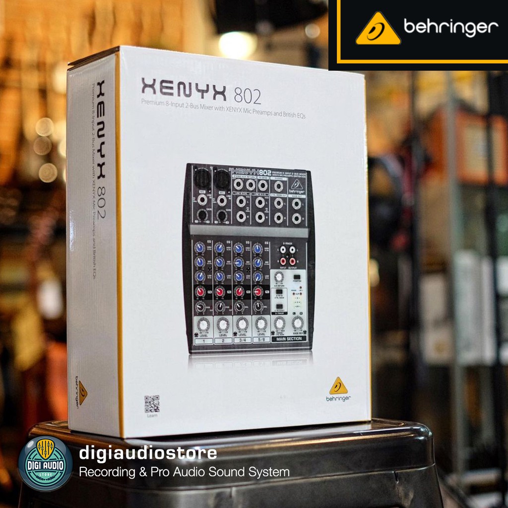 Audio Mixer Behringer Xenyx 802 Cocok Untuk Karaoke Dan In Ear Monitor Shopee Indonesia