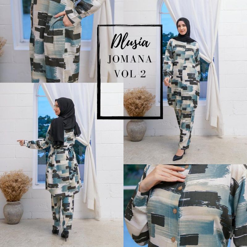 Set Rayon DLUSIA JOMANA Baju setelan rayon