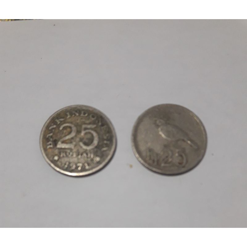 koin kuno 25 rupiah