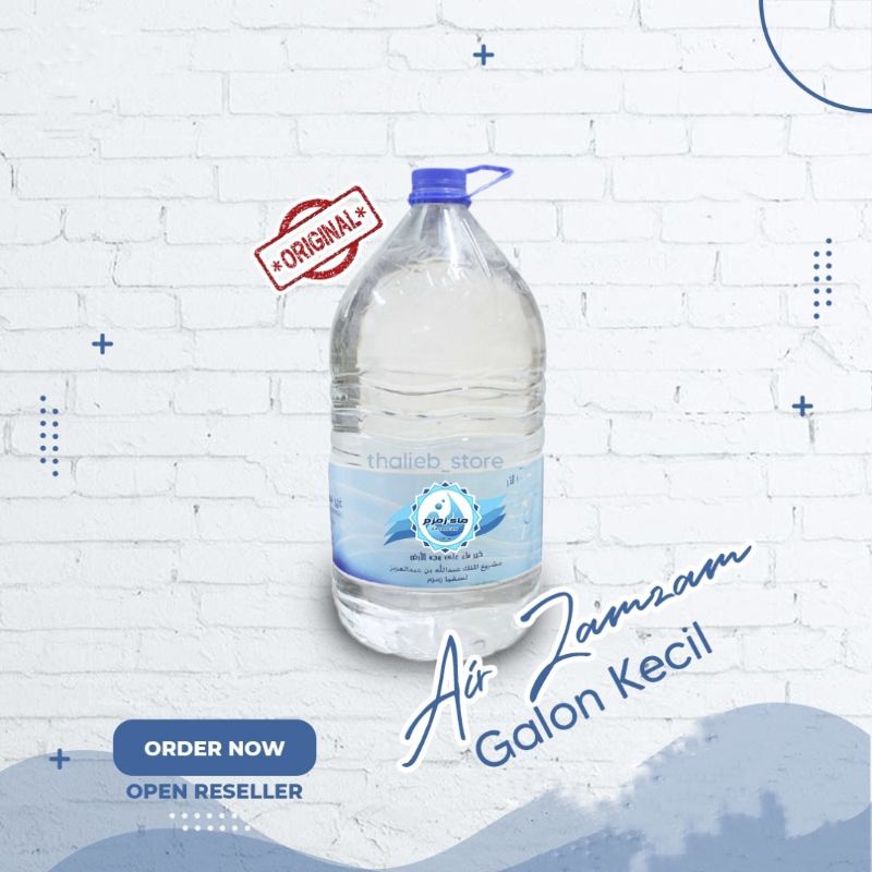 

AIR ZAMZAM 5 LITER ORIGINAL 100% MAKKAH