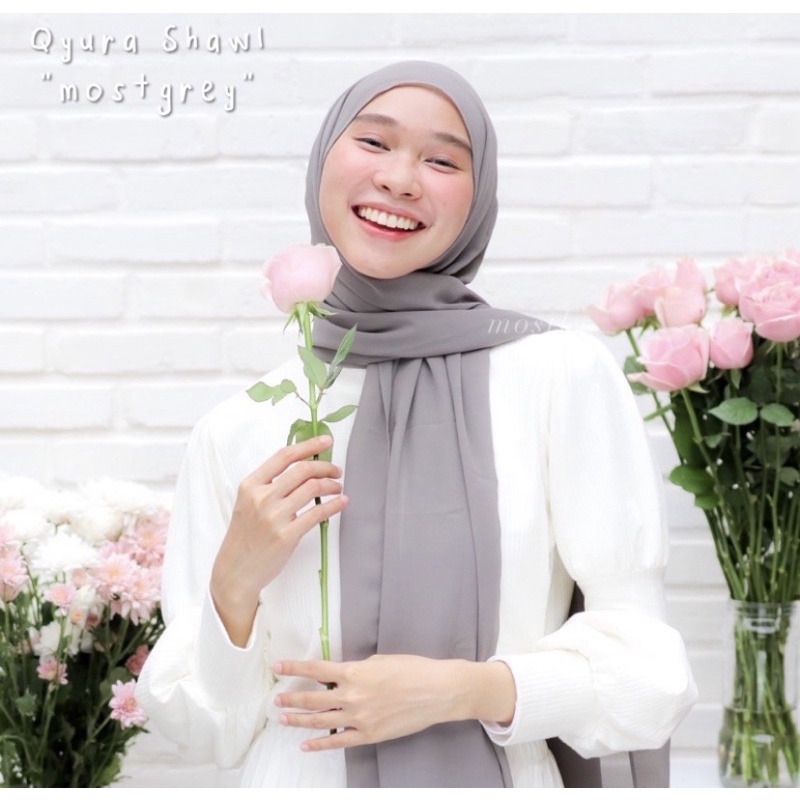Itsmostly - Qyura Shawl-Most grey