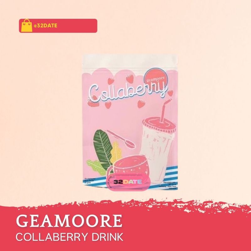 GEAMOORE COLLABERRY COLLAGEN DRINK GLUTATHIONE VITAMIN C
