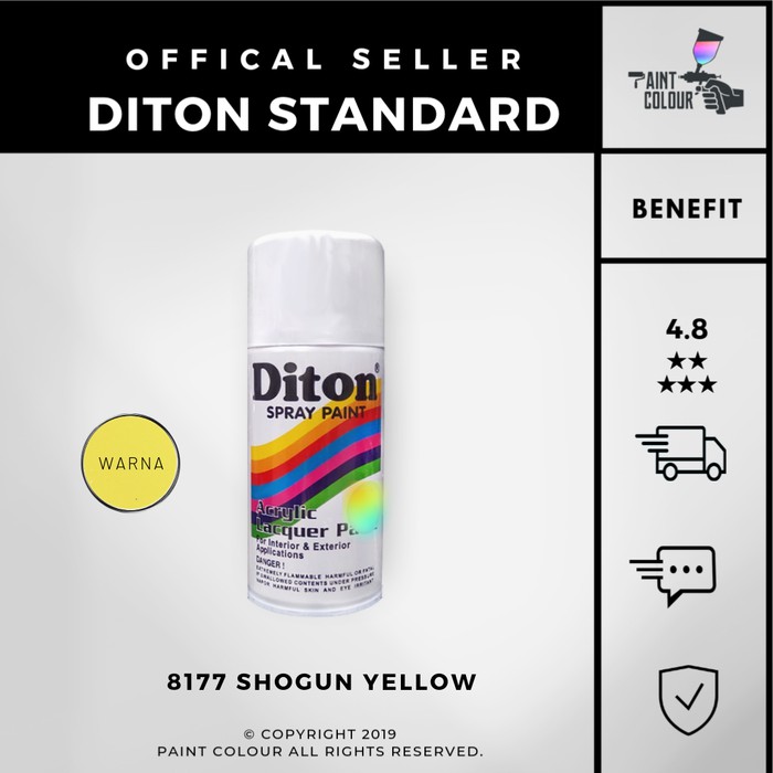 Diton 8177 Shogun Yellow Cat Semprot/Pylox/Samurai Motor/Helm/Gundam