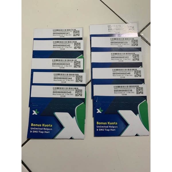 Kartu perdana XL 1 box isi 50pcs murah 123GB