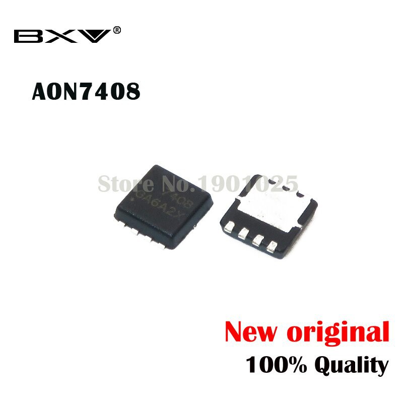 100pcs MOSFET AON7408 AO7408 7408 QFN-8 Baru original