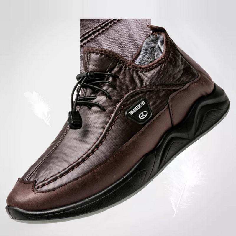 Sepatu Formal Pria Pantofel Sepatu Tali Sneaker Import Kerja Murah Sepatu Waterproof Santai Hitam Cokelat 005