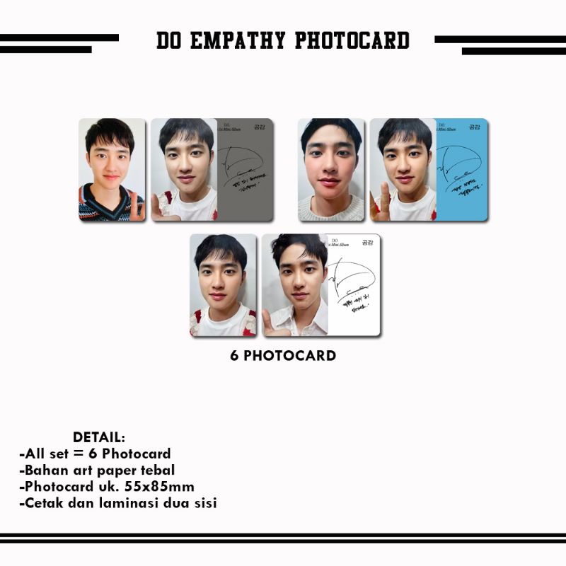 EXO DO EMPATHY PHOTOCARD