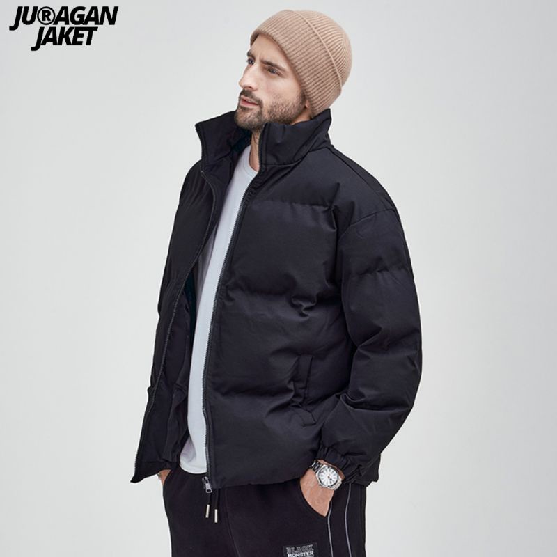 Juragan Jaket Pria Mantel Hangat Musim Dingin Korean Puffer Tebal