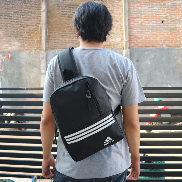 BELI 1 GRATIS 1 BACKPACK PUNGGUNG COWOK MULTIFUNGSI FREE SLEMPANG SLINGBAG PRIA KEREN HANGOUT