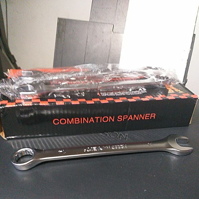 Kunci Ring Pas Combination Wrench Spanner 10 12 14 17 18 20 21 mm Kunci bengkel Sepeda Motor-2