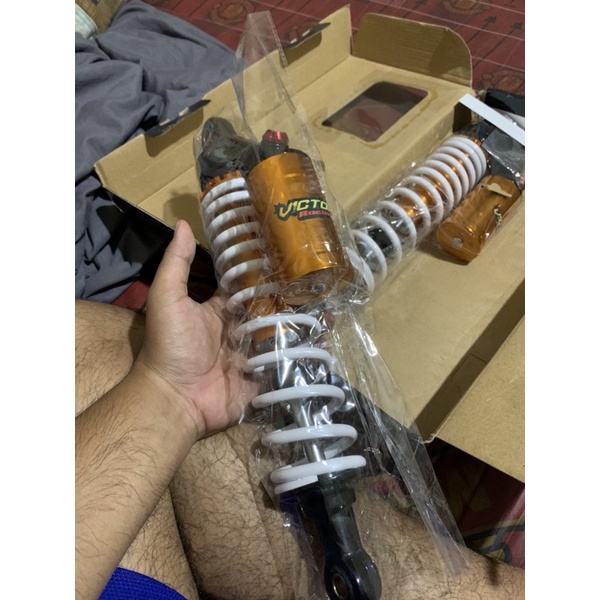 shock tabung belakang motor bebek 340 mm