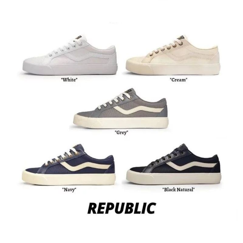 Ventela Republic Black Natural / Cream / Navy / Grey / White Original