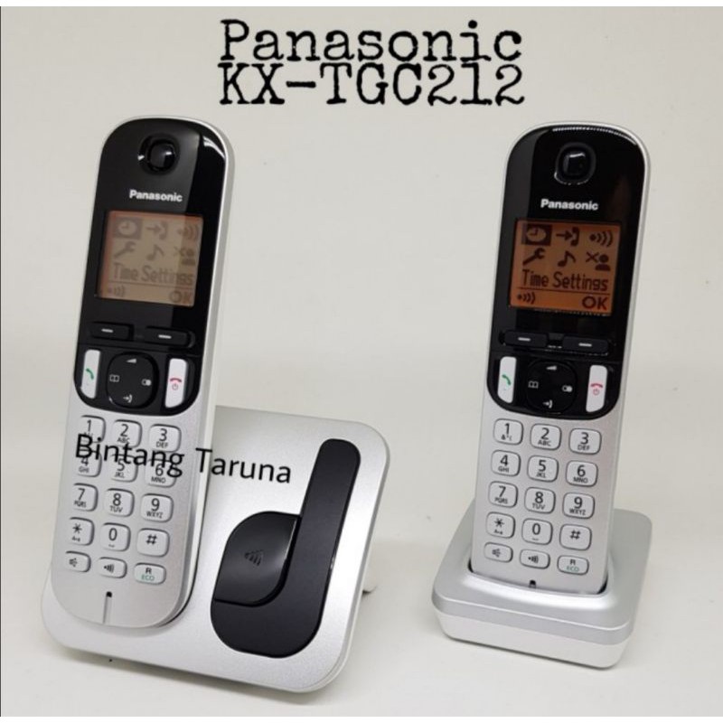 Telepon Wireless Panasonic KX-TGC212 Wireless Phone Panasonic KX-TGC212