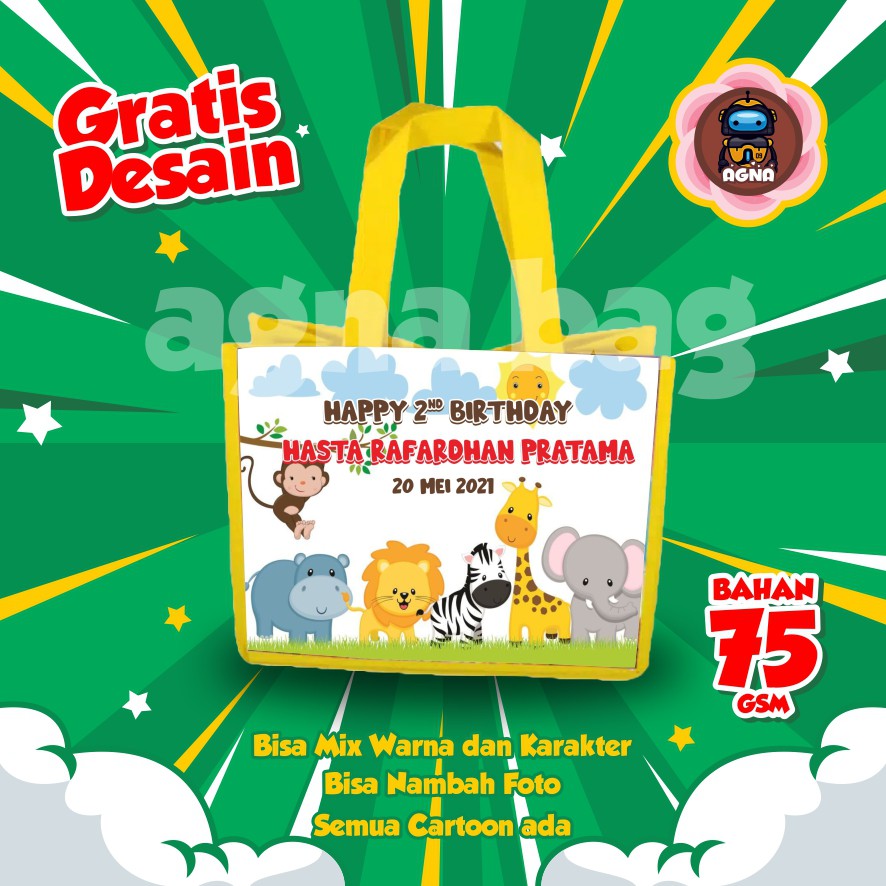 

GOODIE BAG MURAH / TAS ULTAH CUSTOM /TAS ULTAH PROMO/ TAS ULTAH ZOO 2